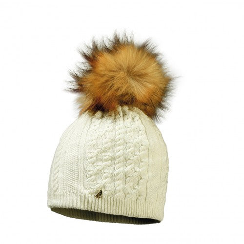 Sandi Beanie | Wool Beanie with Pompom