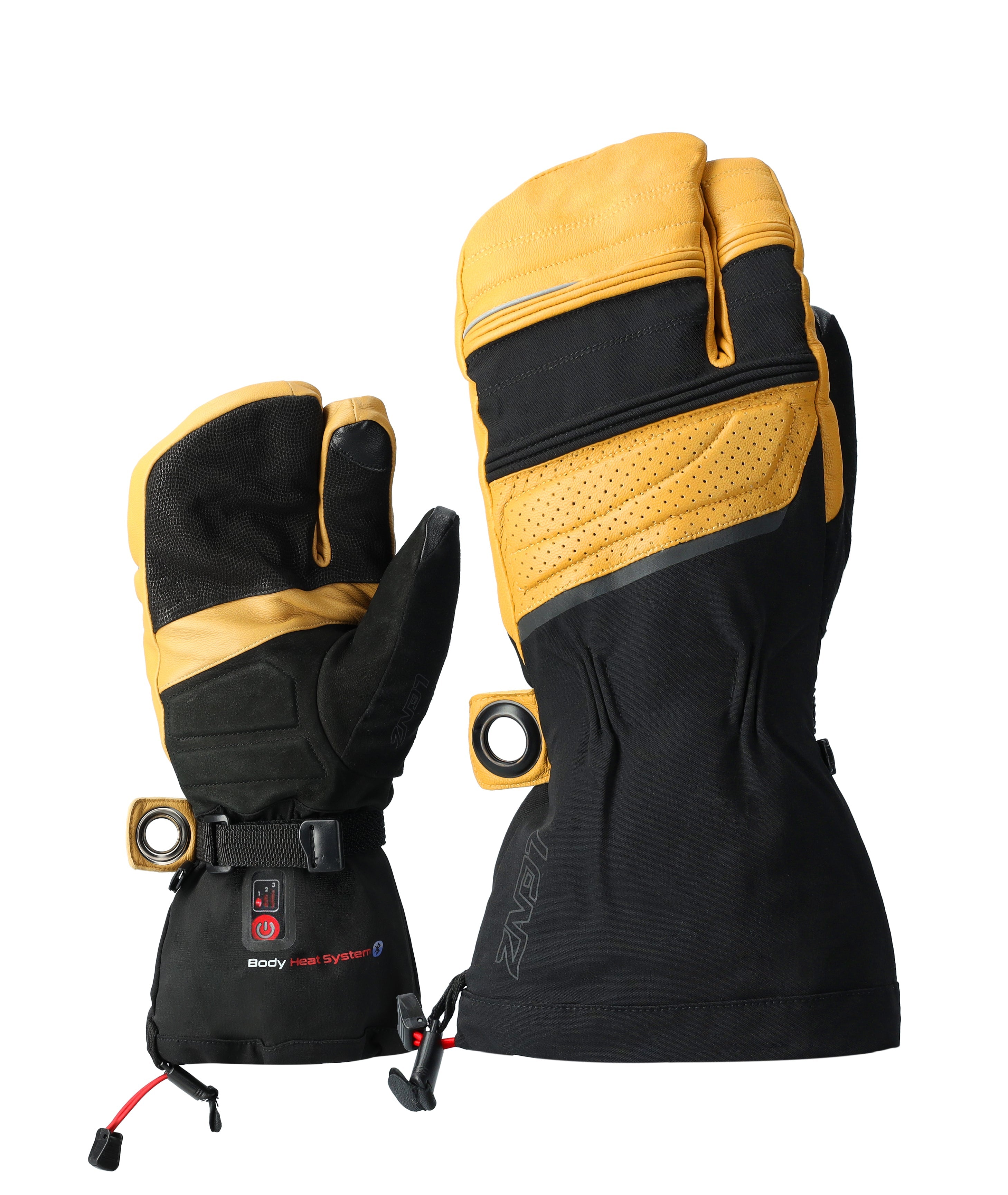 Heat Lobster Mitt 8.0 Finger Cap® Unisex | Heated Ski Mittens