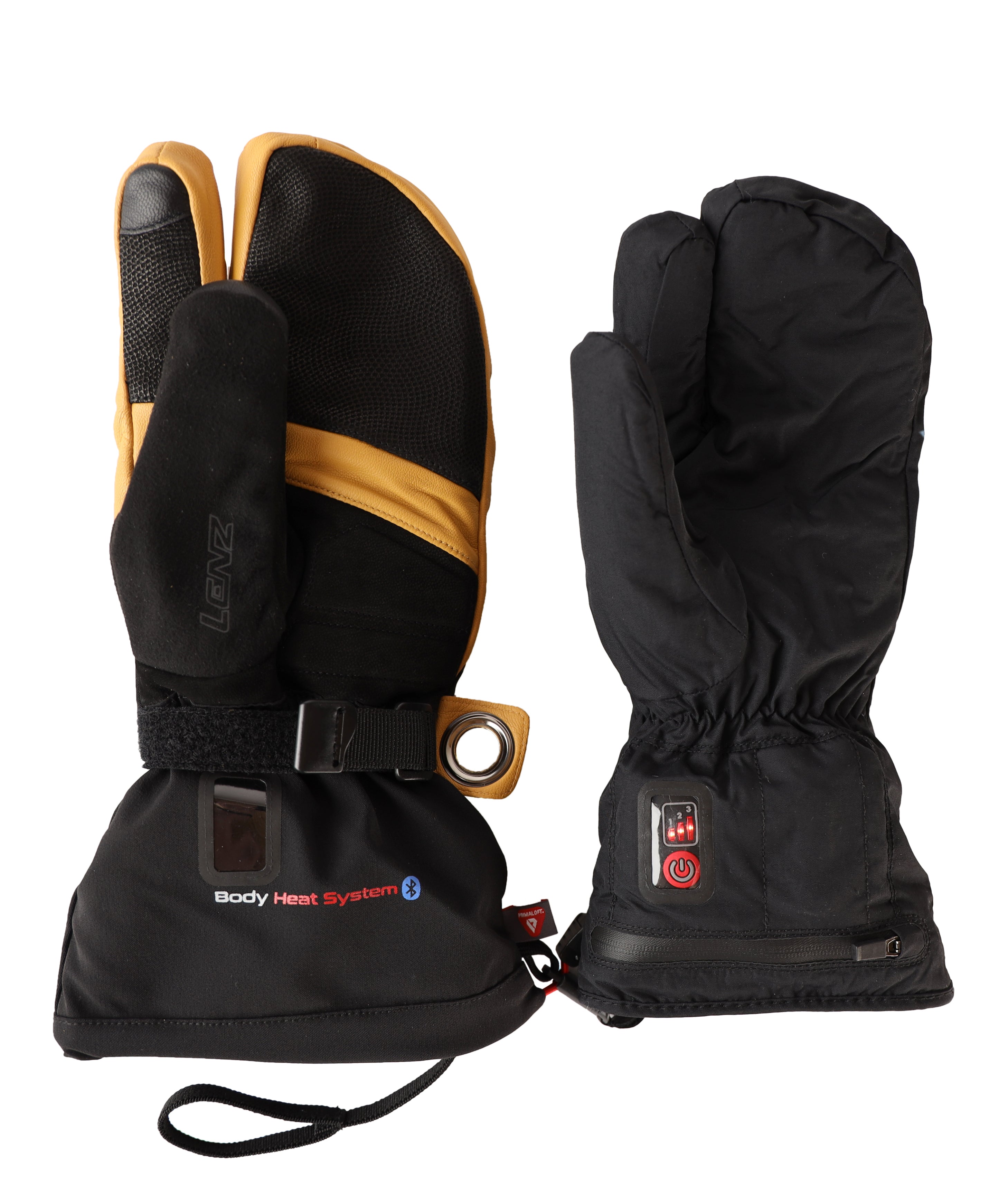 Heat Lobster Mitt 8.0 Finger Cap® Unisex | Heated Ski Mittens