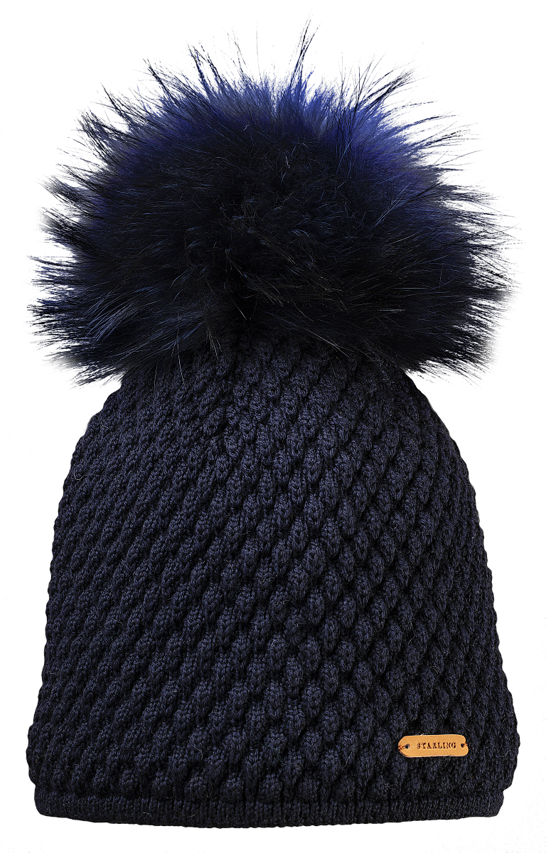 Bubbles Beanie | 100% Extrafine Merino Wool Beanie with Pompom