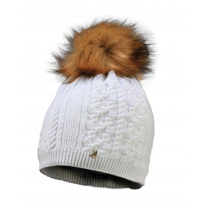 Sandi Faux Fur Beanie | Beanie with Faux Fur Pompom