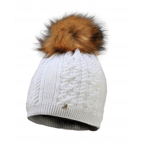 Sandi Faux Fur Beanie | Beanie with Faux Fur Pompom