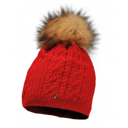 Sandi Beanie | Wool Beanie with Pompom