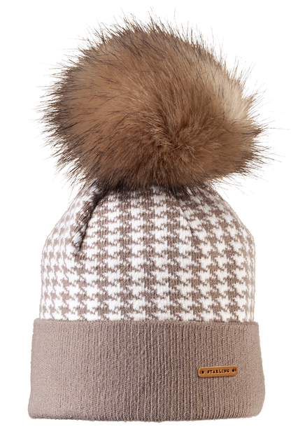 Valery Beanie | Soft Knit Beanie with Pompom