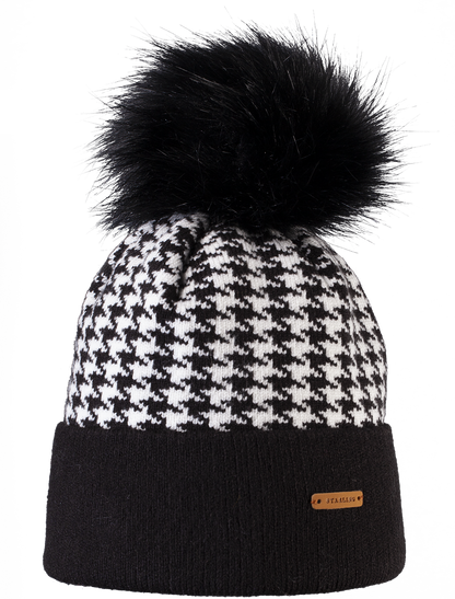 Valery Beanie | Soft Knit Beanie with Pompom