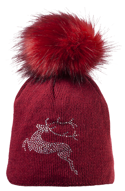 Silver Beanie | 100% Extrafine Merino Wool Beanie with Pompom