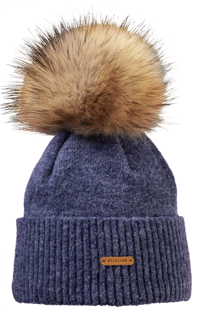 Tristano Faux Fur Beanie | Premium Wool Beanie with Faux Fur Pompom