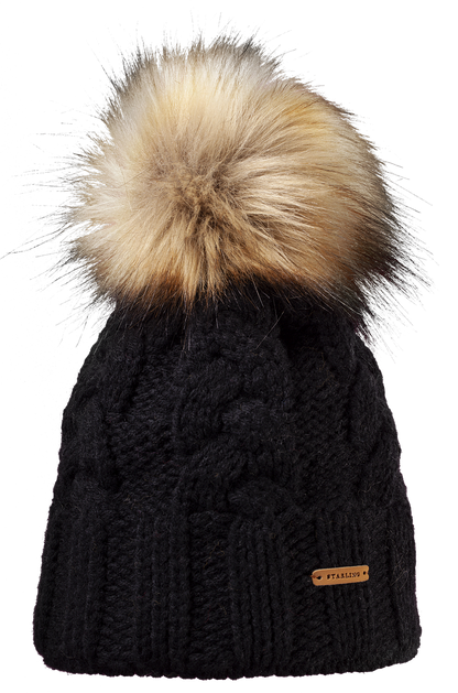 Desna Faux Fur Beanie | Premium Wool Beanie with Faux Fur Pompom